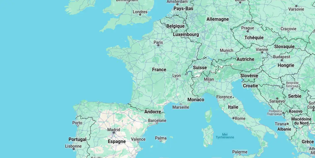 Carte de la France en attente de chargement, préfigurant l'emplacement des groupes Incroyables Comestibles